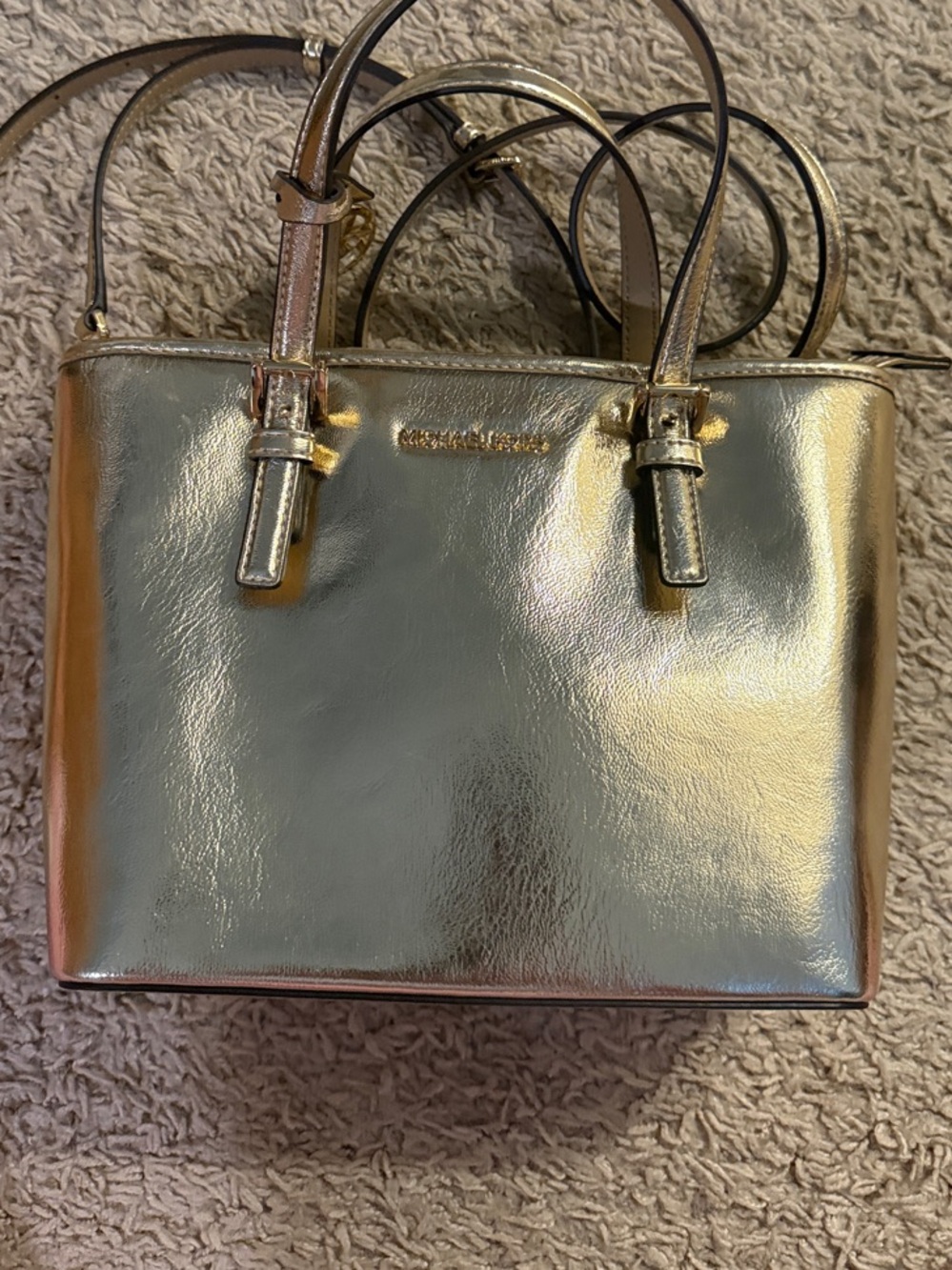 Metallic Gold Women’s Tote Bag